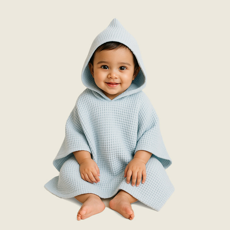 Kids Pastel Breeze Hood Towel Robe 3-5Y