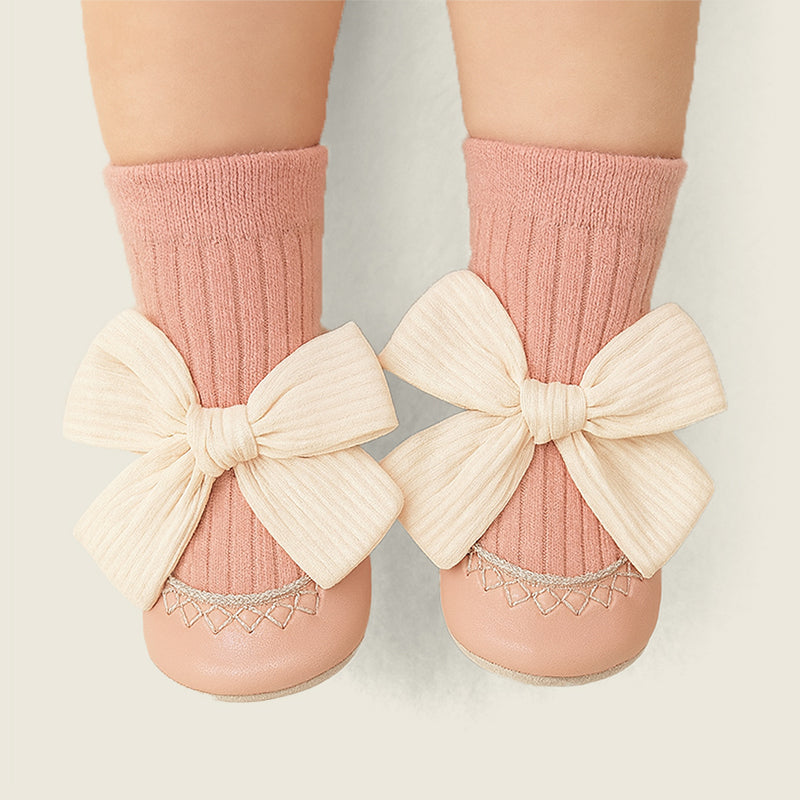 Bow Baby Booties