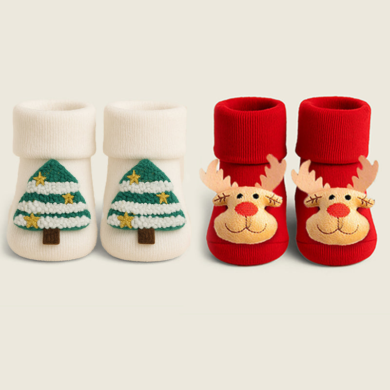 Pack of 2- Christmas Socks