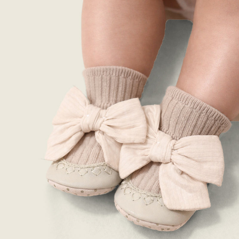 Bow Baby Booties