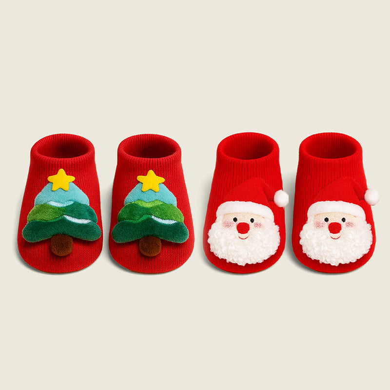 Jolly Christmas Booties Duo