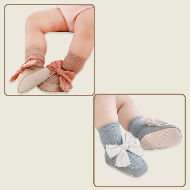 Pack of 2 Baby Bow Socks