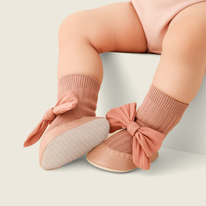 Bow Baby Booties
