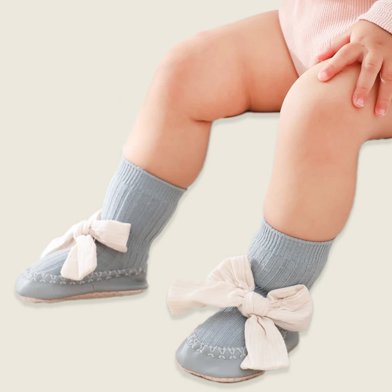 Baby Bow Sock Shoes