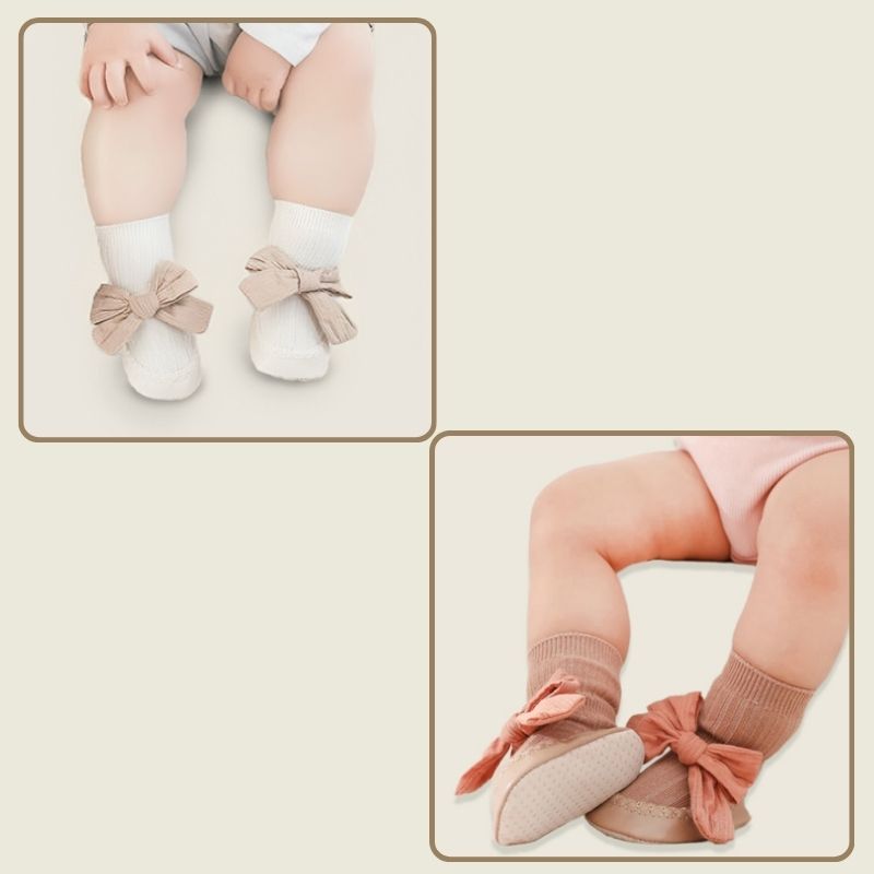 Pack of 2 Baby Bow Socks