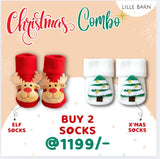 Pack of 2- Christmas Socks