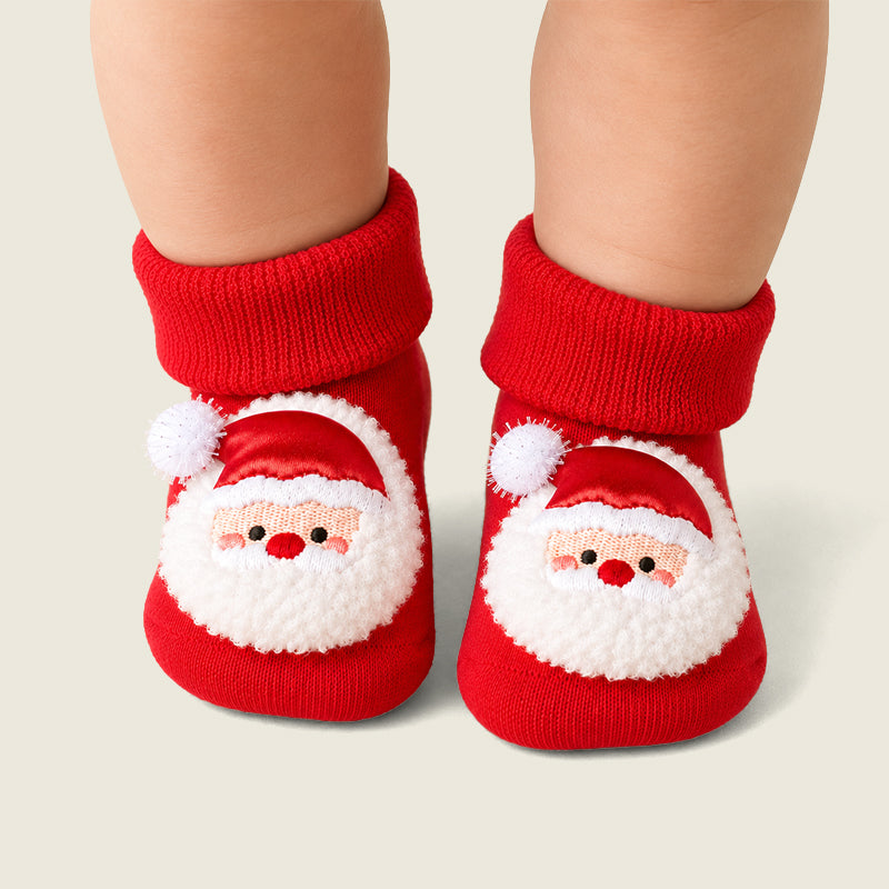 The Christmas Trio- Pack of 2 socks & Beanie