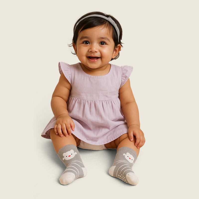 Bear Socks Bundle-Pack of 3 Baby Socks