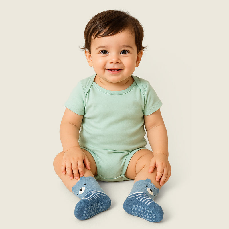 Bear Socks Bundle-Pack of 3 Baby Socks