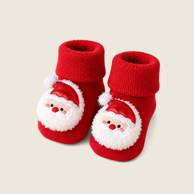 The Christmas Trio- Pack of 2 socks & Beanie