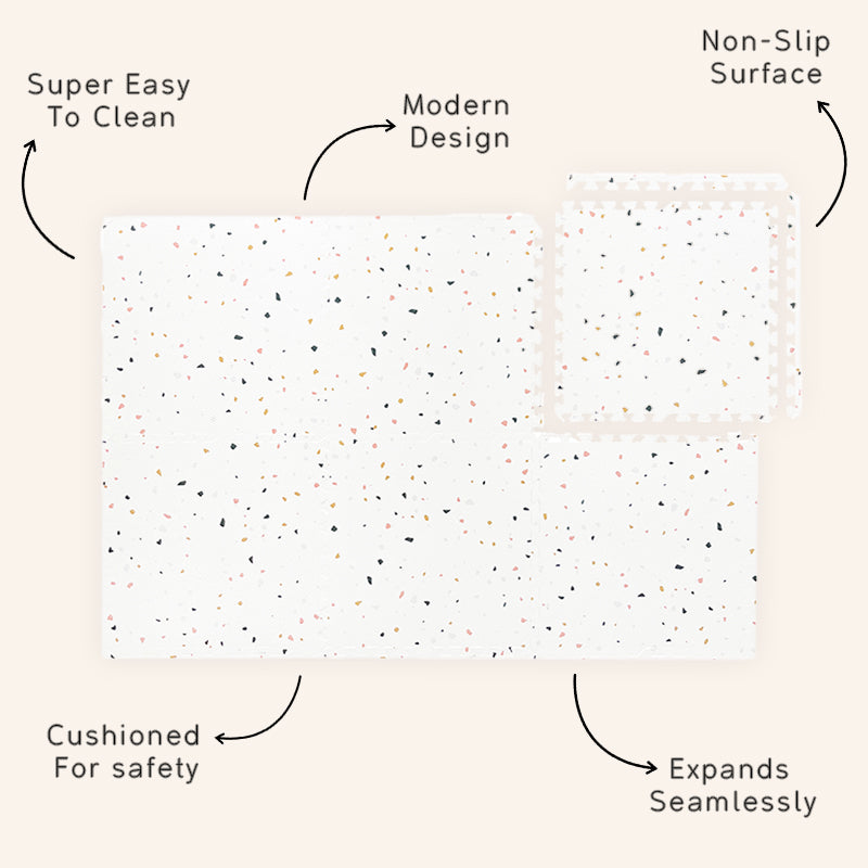 Modern Terrazzo Baby Play Mat